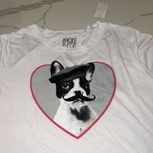 Dog- french inspired tee shirt